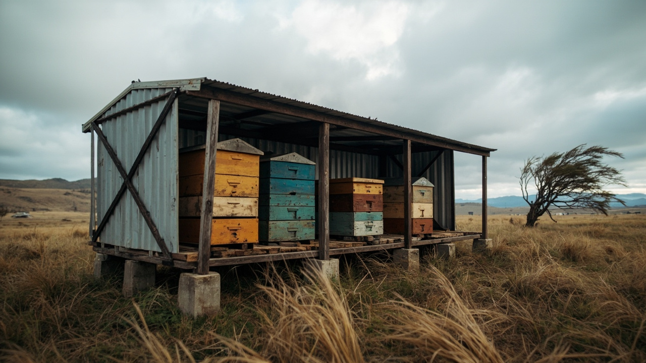 Shelter That Stands Up to a Tassie Gale — Apiary Location: Get It Right or Lose Your Bees