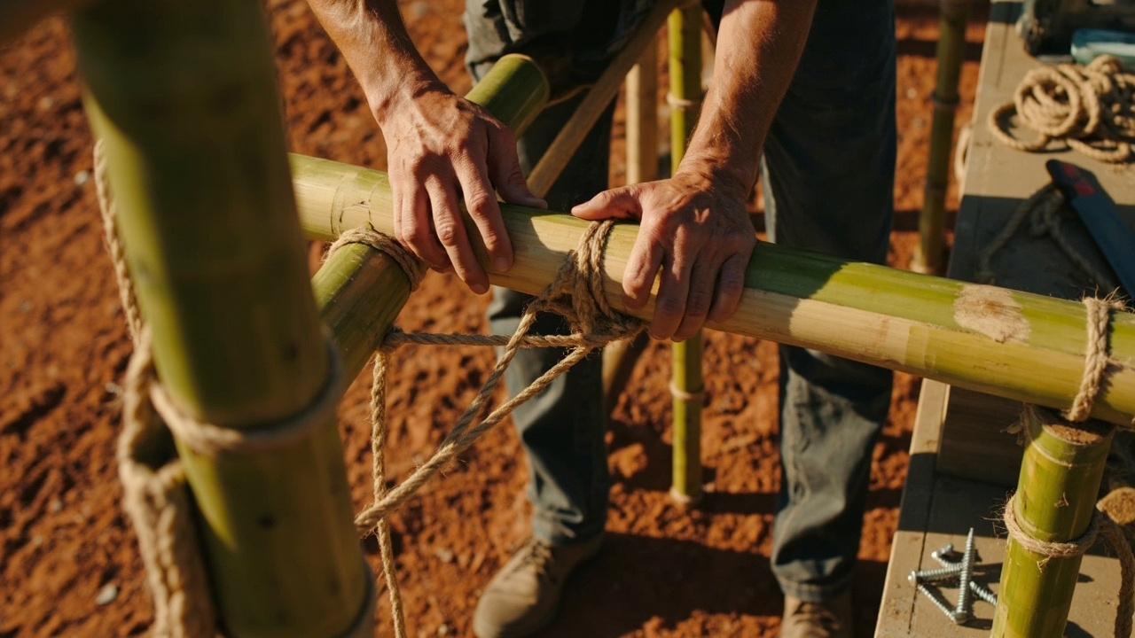 4. Bamboo Framing for Off‑Grid Sheds: My On‑Site Process — Building With Nature's Steel: Bamboo for Sustainable Off-Grid Housing