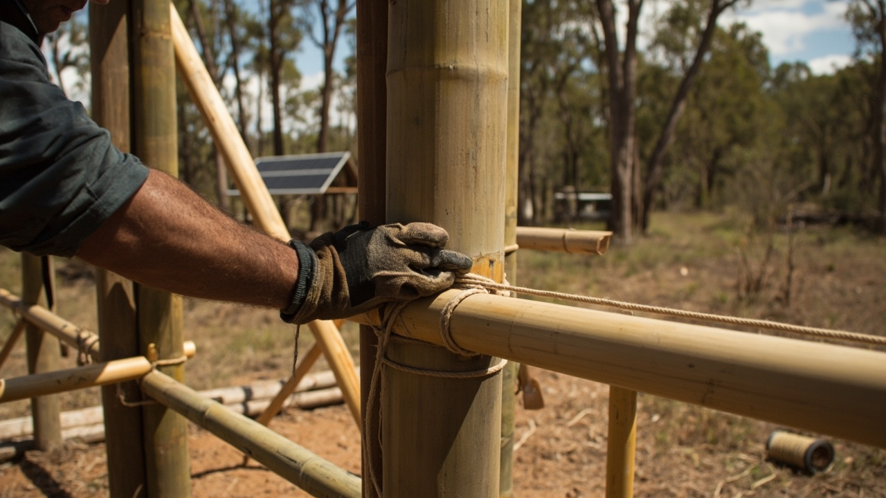 4. Bamboo Framing for Off‑Grid Sheds: My On‑Site Process — Building With Nature's Steel: Bamboo for Sustainable Off-Grid Housing