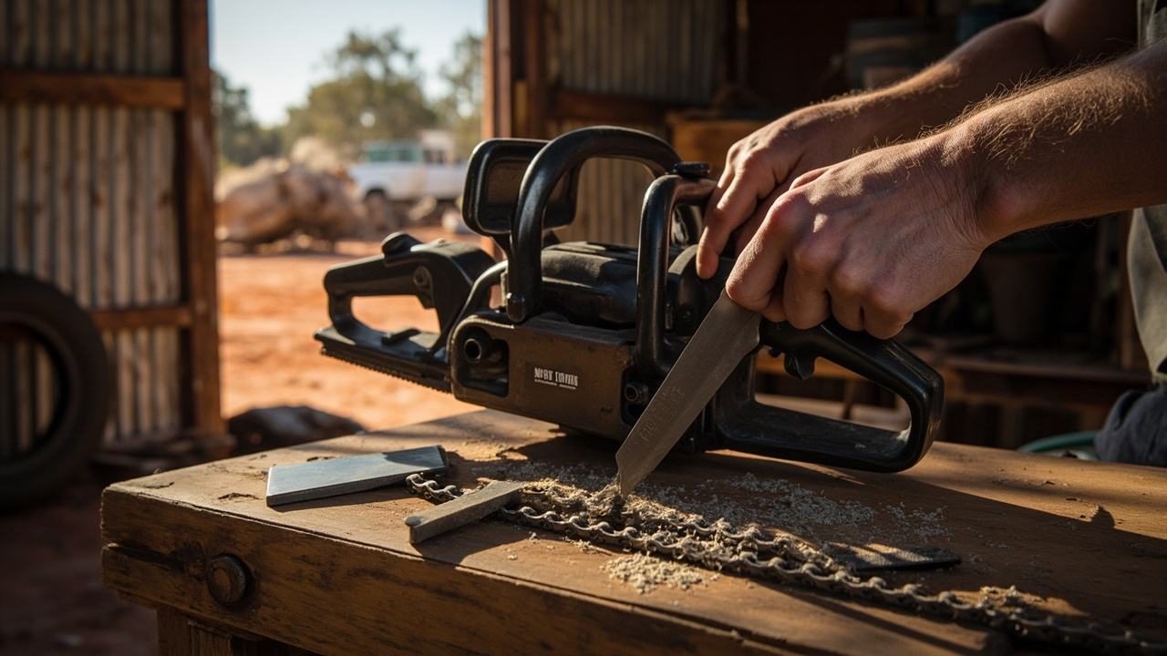Sharpening: Don't Be a Dummy — Chainsaw Maintenance: Off-Grid Aussie Survival Guide
