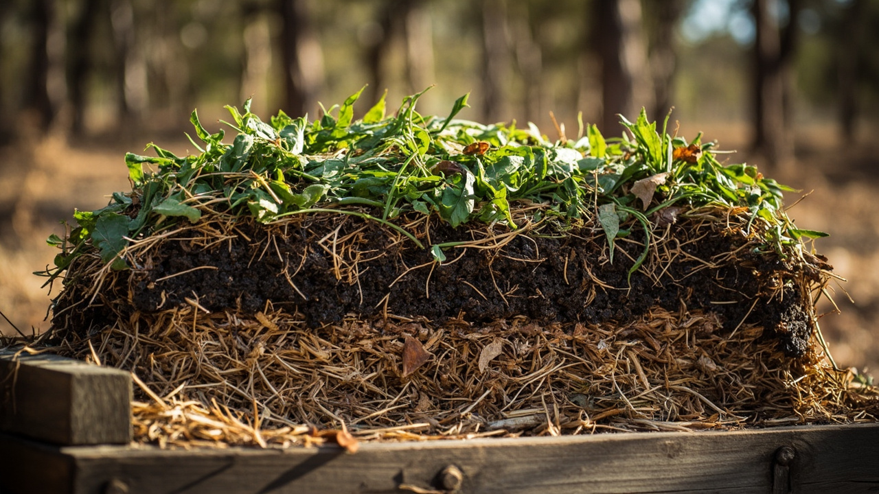 Carbon-Nitrogen Management: The Simple Bit — Compost Turning: Off-Grid Aussie Guide (No Fluff)