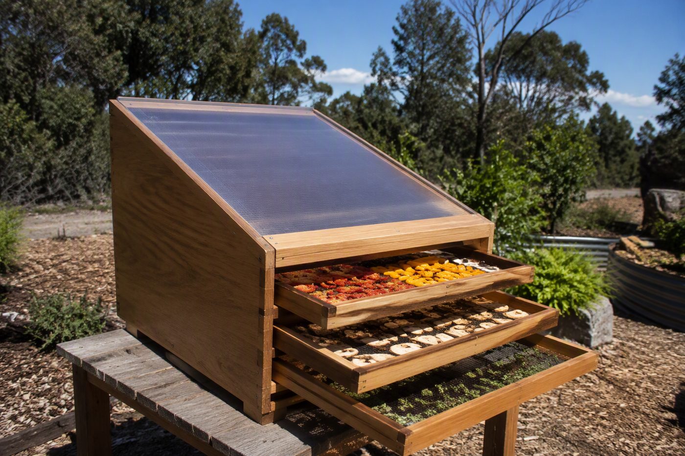 Generated illustration drying foods