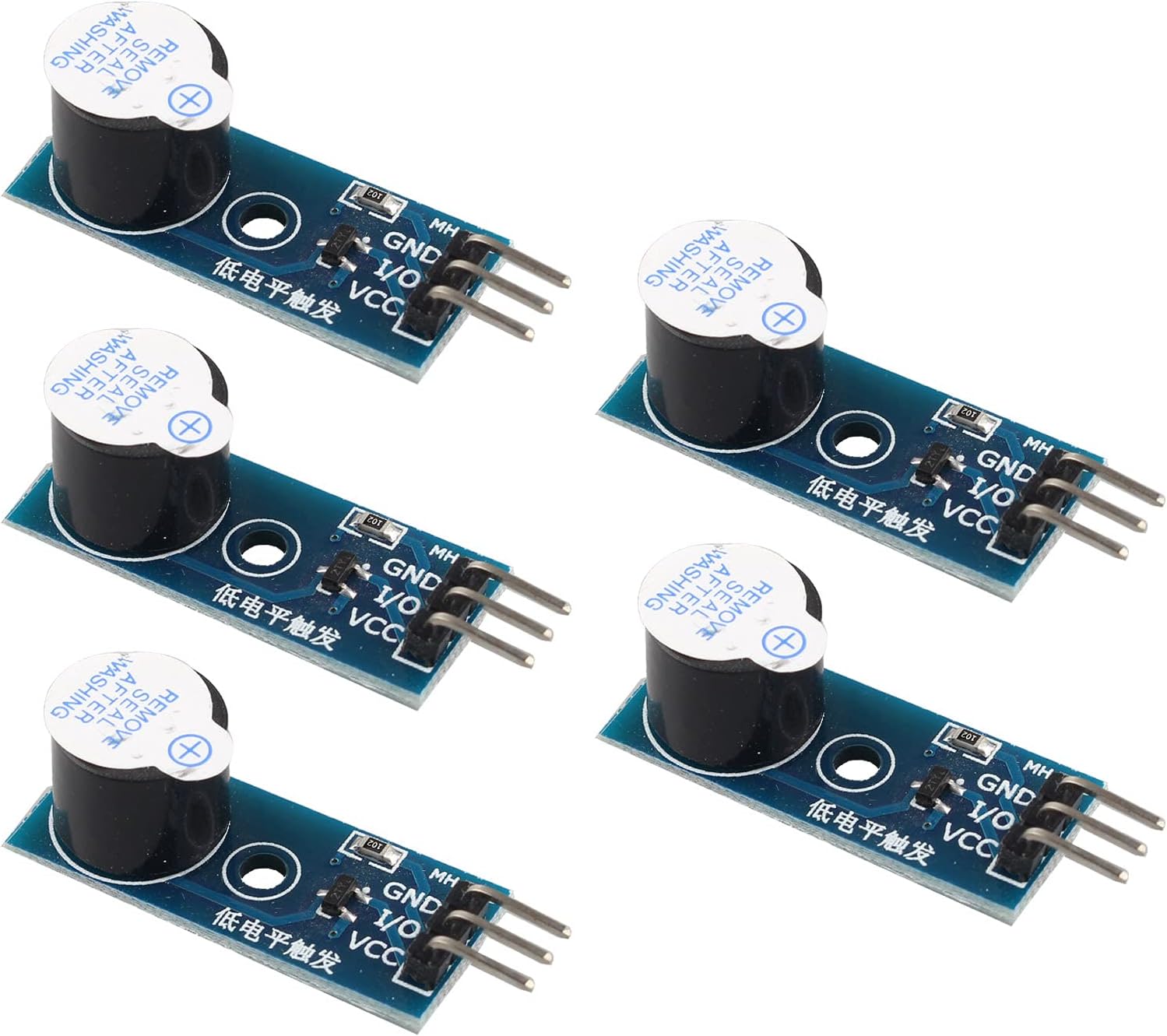 Active buzzer module (5-pack)
