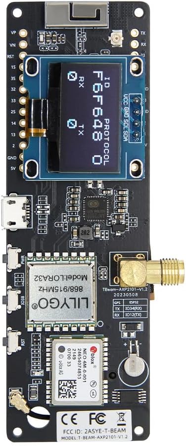 TTGO T-Beam LoRa + GPS (915 MHz)