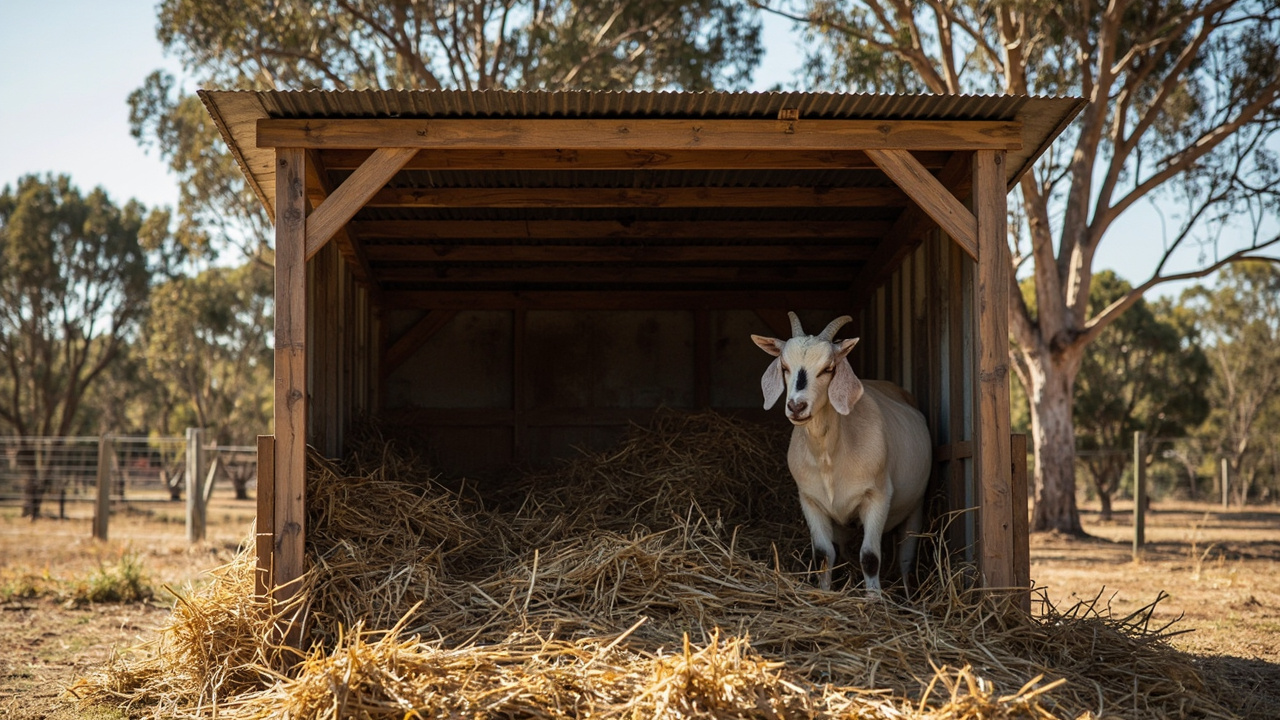 Shelter: Keep Them Dry, Not Damp — Goats for Off-Grid: Milk, Meat & Survival in Australia