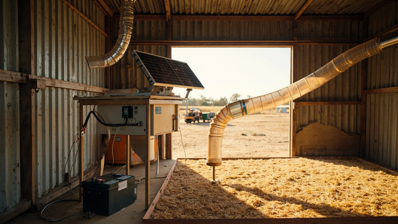 How It Actually Works — Solar Grain Drying: Off-Grid Australian Farming Hack