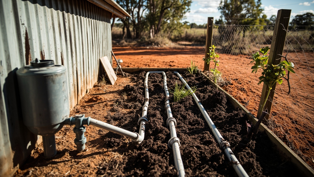 How Greywater Distribution Works (No Nonsense) — Greywater Irrigation: Off-Grid Aussie Guide