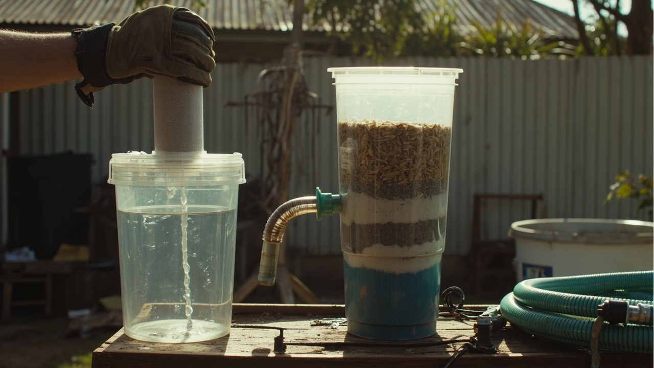 Filtration: What You Actually Need — Greywater Irrigation: Off-Grid Aussie Guide