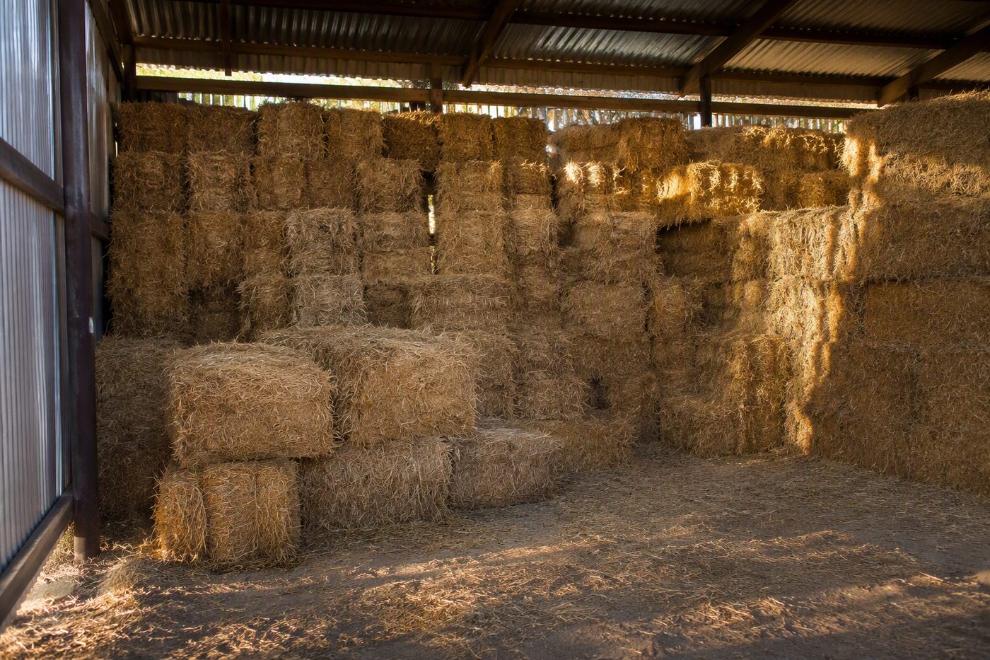 Generated illustration for hay-production-storage