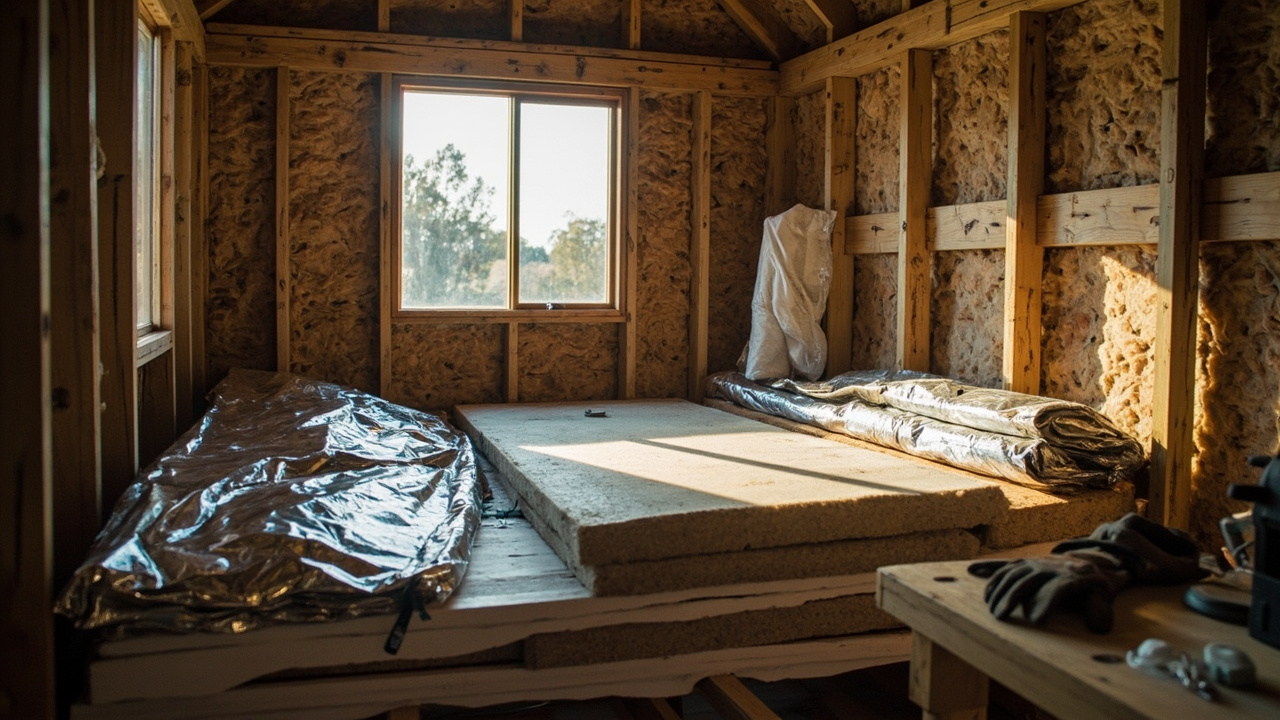 What I actually use to insulate sheds — Insulation Upgrades for Existing Sheds