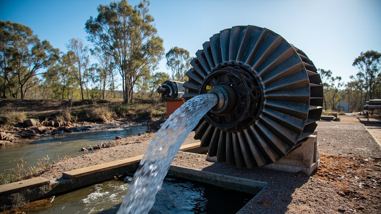 Pelton: For High Drops, Low Water — Micro Hydro Turbines: Your Off-Grid Power in Australia (No Bullshit Guide)