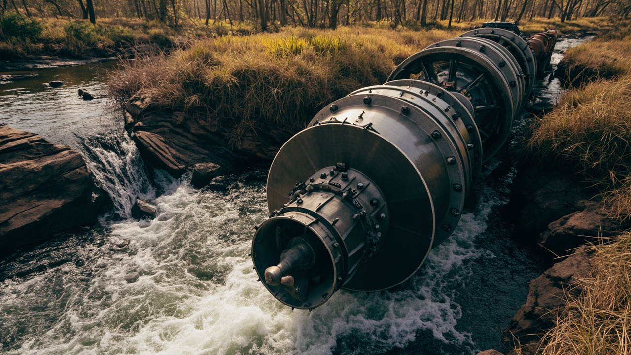 Kaplan: For Flat Creeks, Lots of Water — Micro Hydro Turbines: Your Off-Grid Power in Australia (No Bullshit Guide)