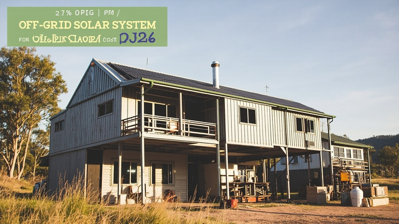 Off-Grid Solar System Cost Guide 2026