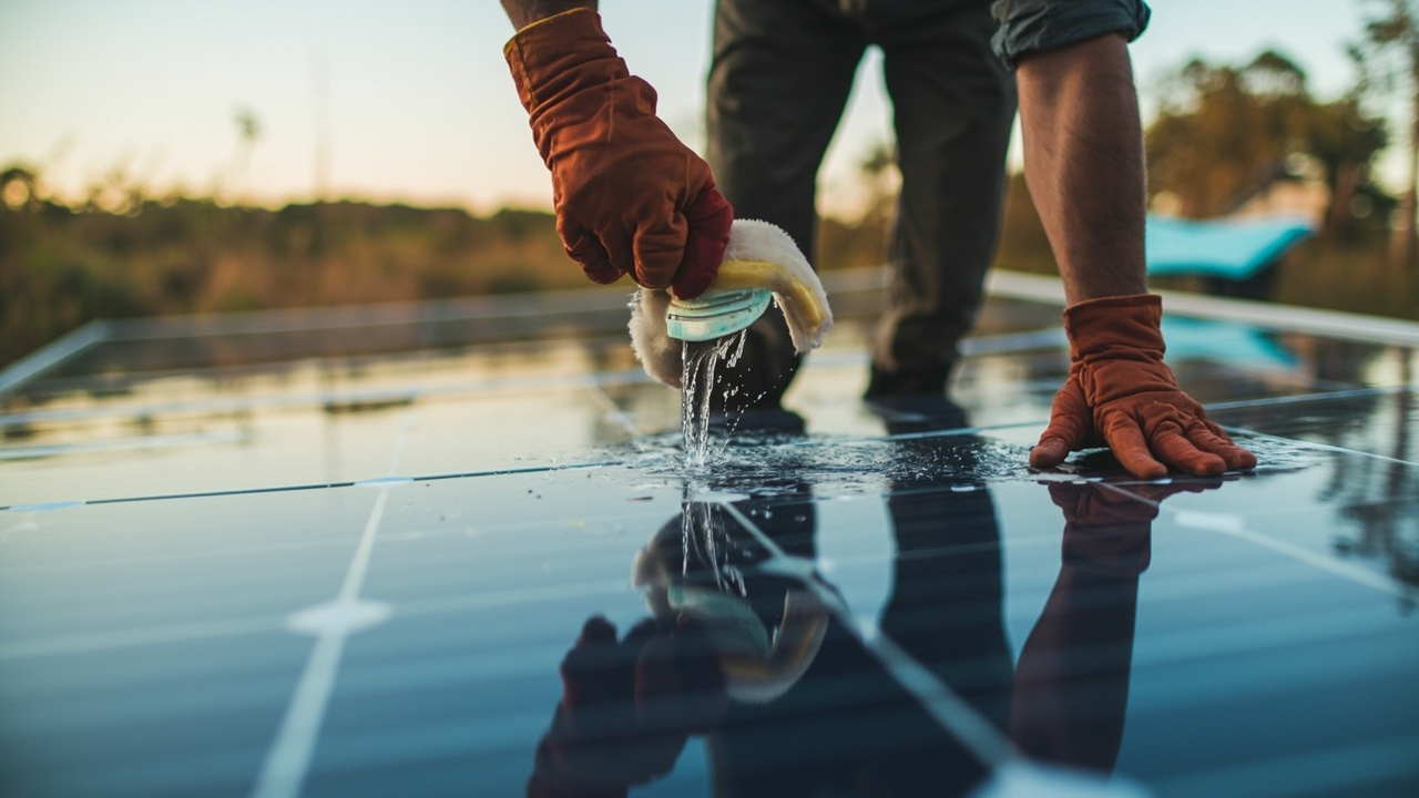 solar panel cleaning guide