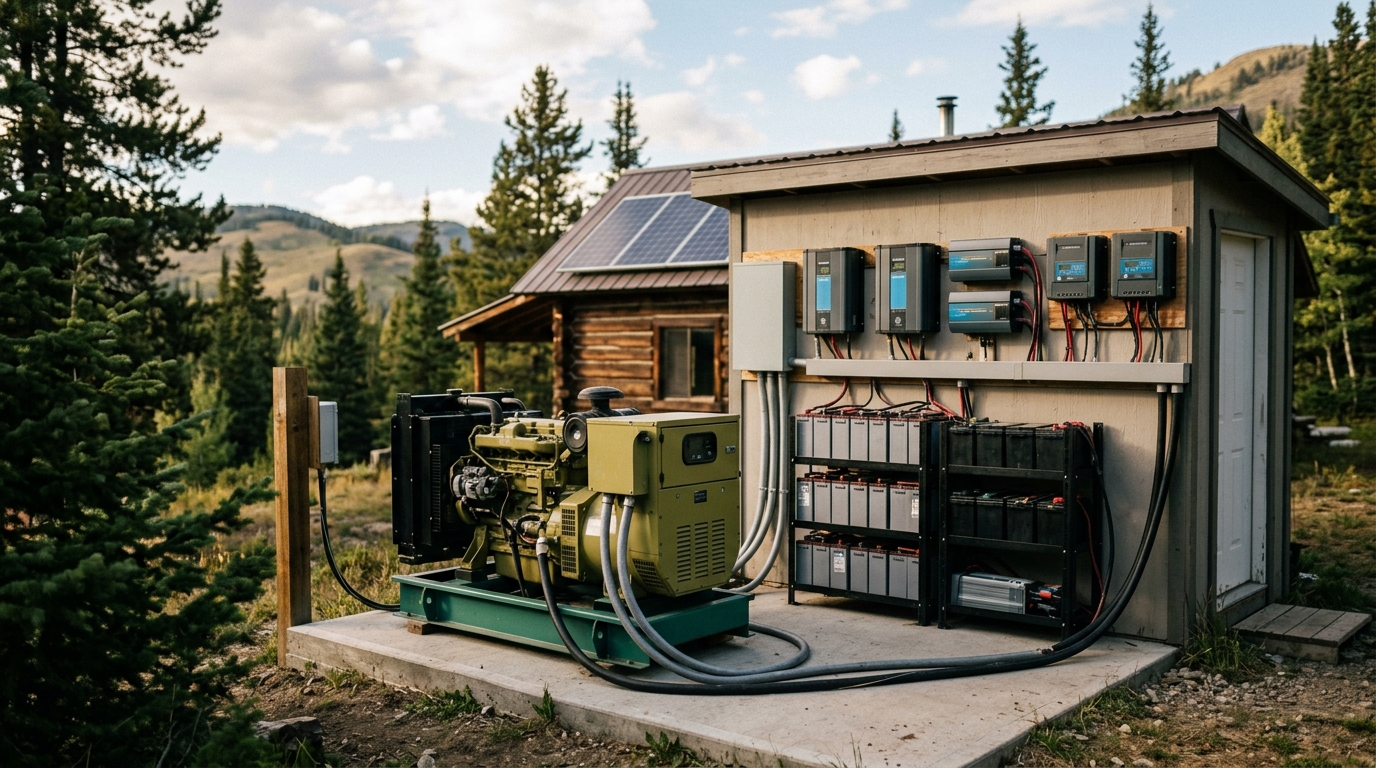 Backup Generator for Off-Grid Systems