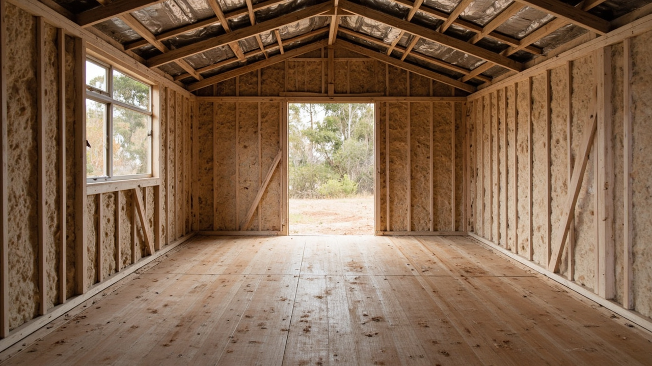 Insulation Upgrades for Existing Sheds