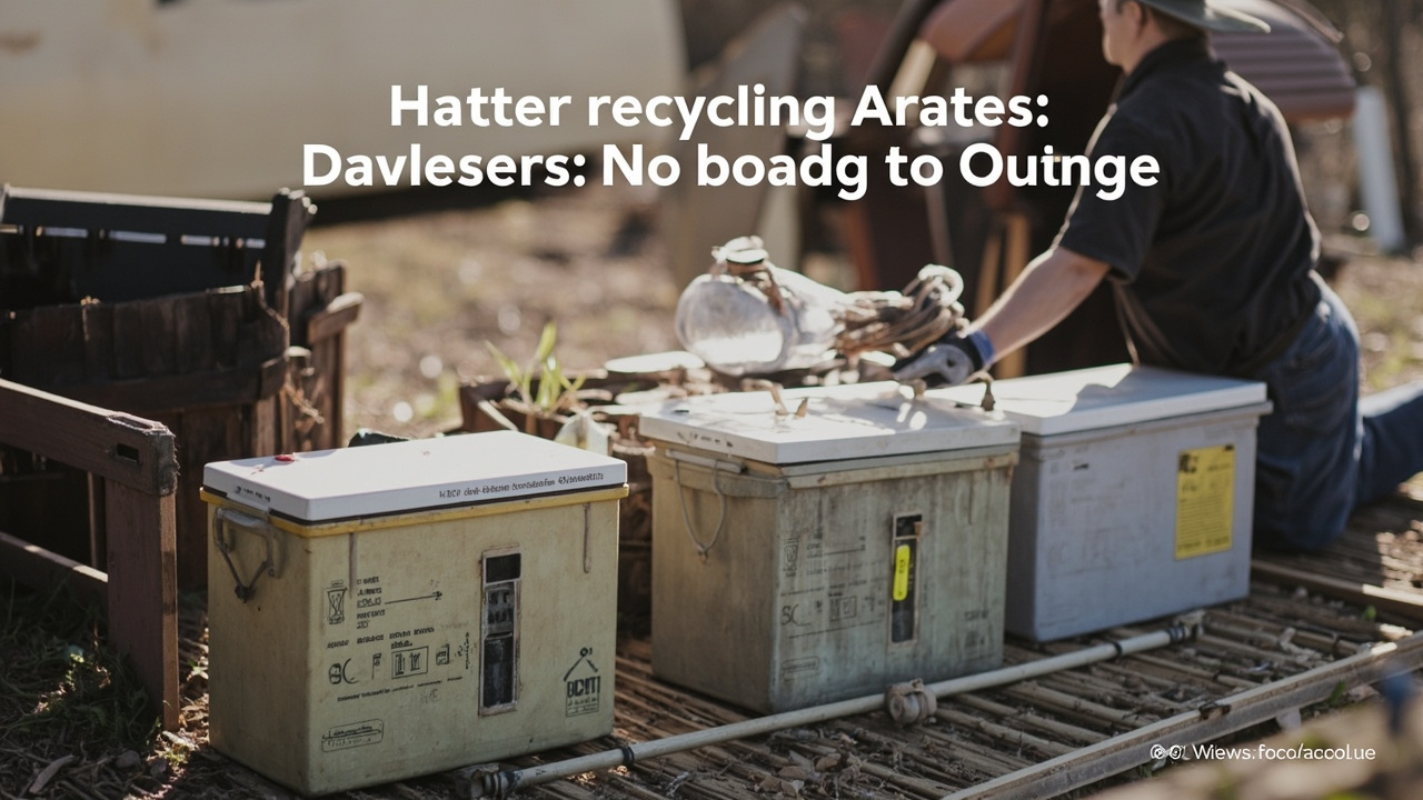 Battery Recycling Australia: Off-Griders' No-BS Guide