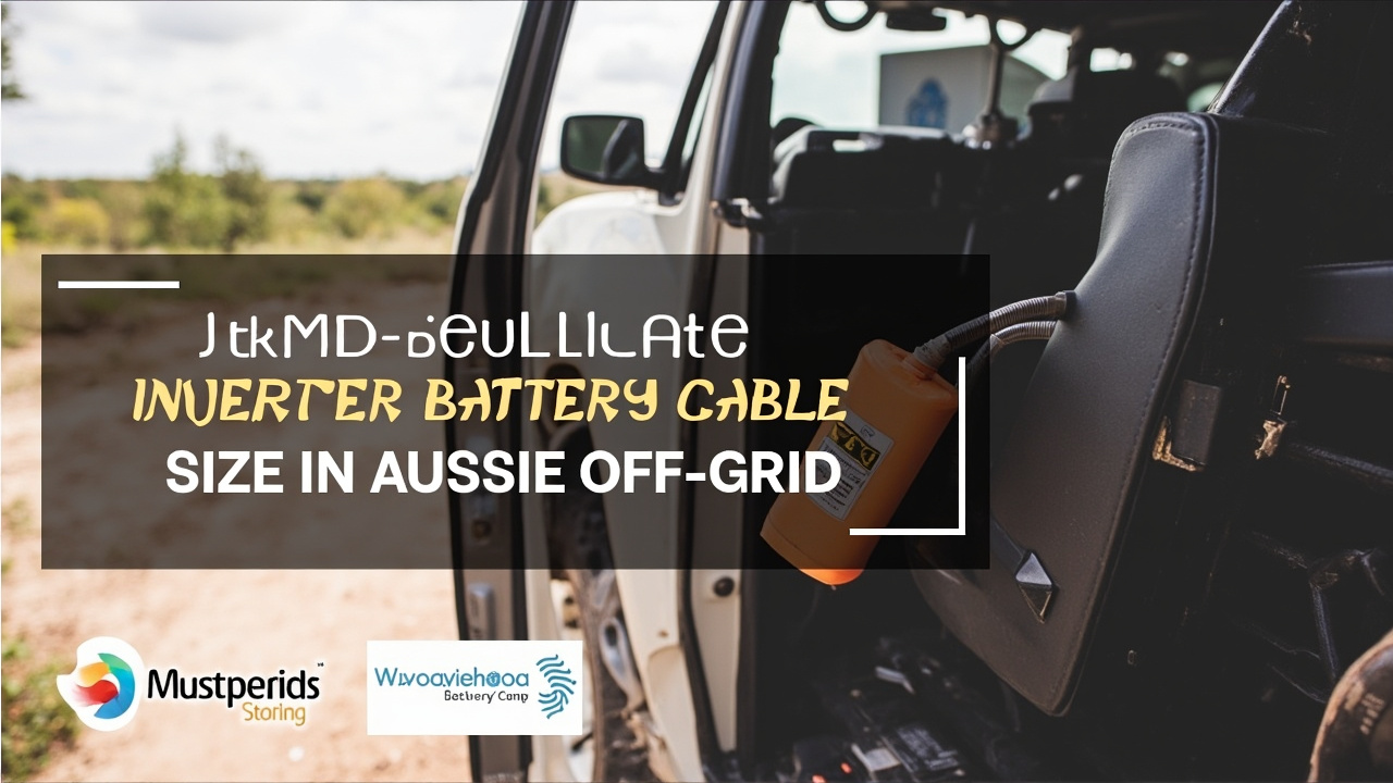 Inverter Battery Cable Size: No Bullshit Guide for Aussie Off-Grid