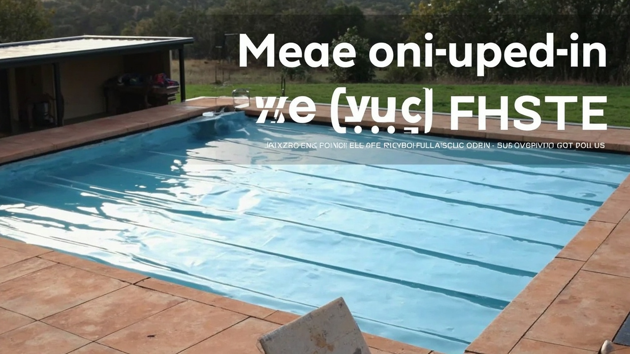 Pool Cover Solar Blanket: Off-Grid Pool Survival Guide