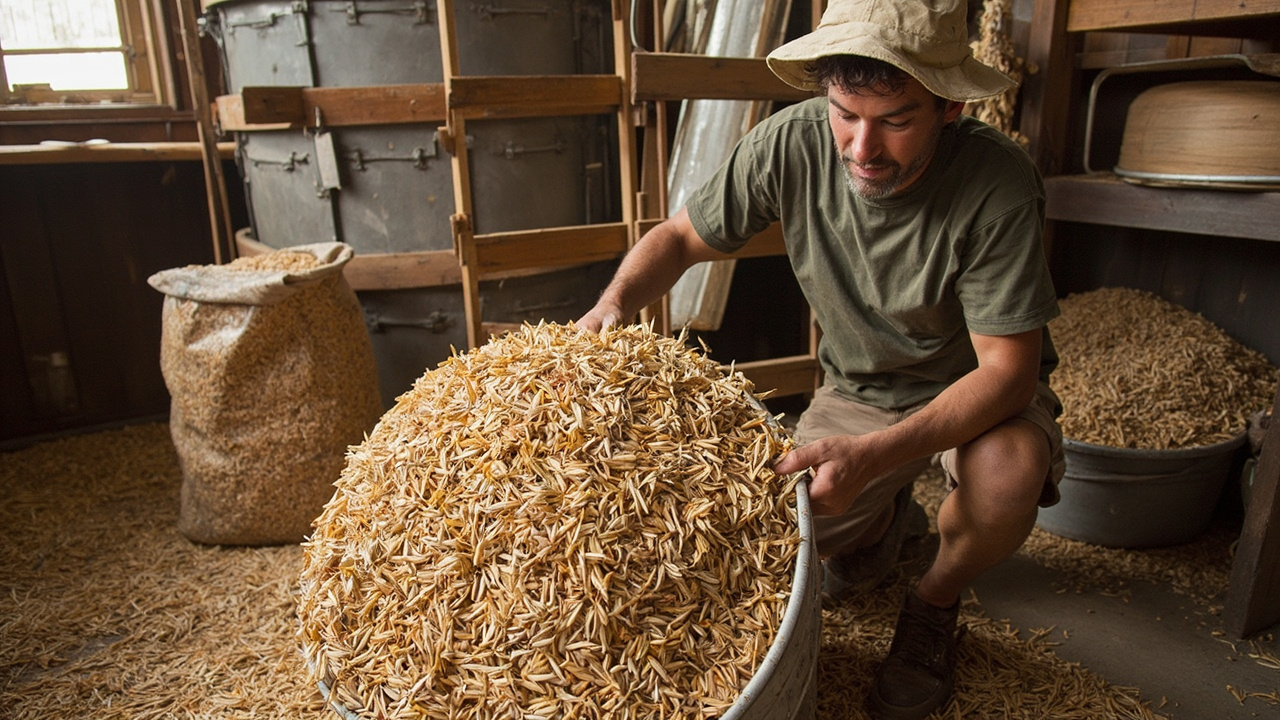 Off-Grid Grain Growing: Wheat, Oats, Corn, Rice, Storage & Milling