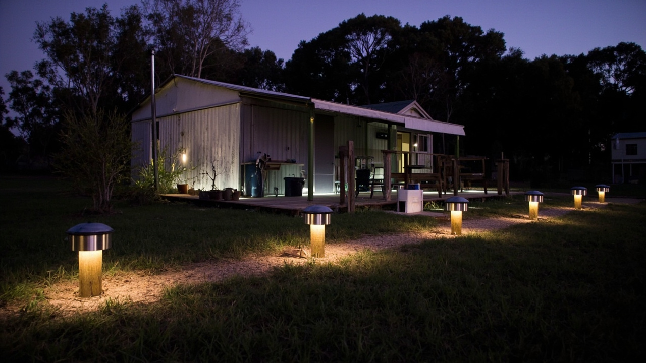 Off-Grid Lighting Guide: LED Options, 12V vs 240V, Solar Pathway Lights, and Motion Sensor Lights