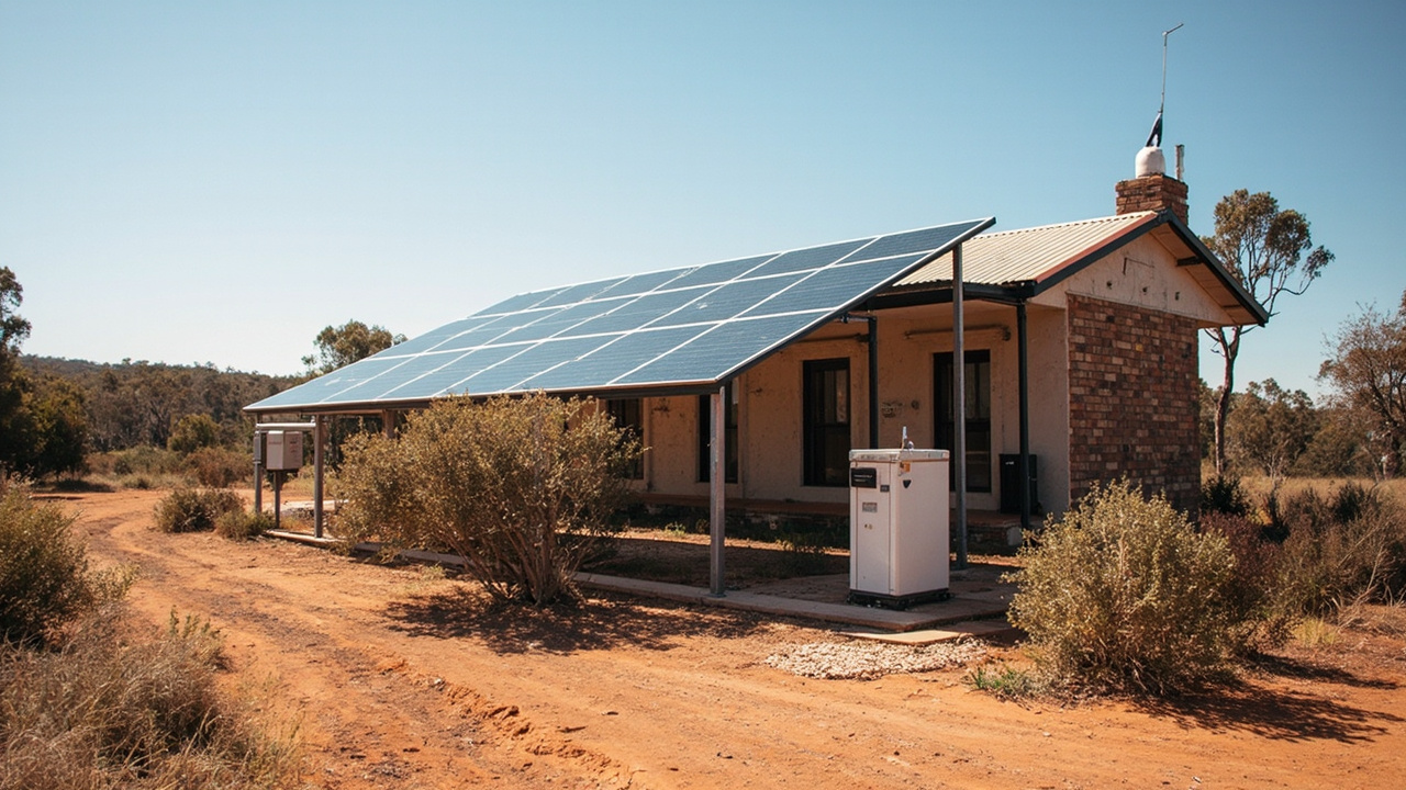 DIY 3000W off-grid solar system built on a handtruck